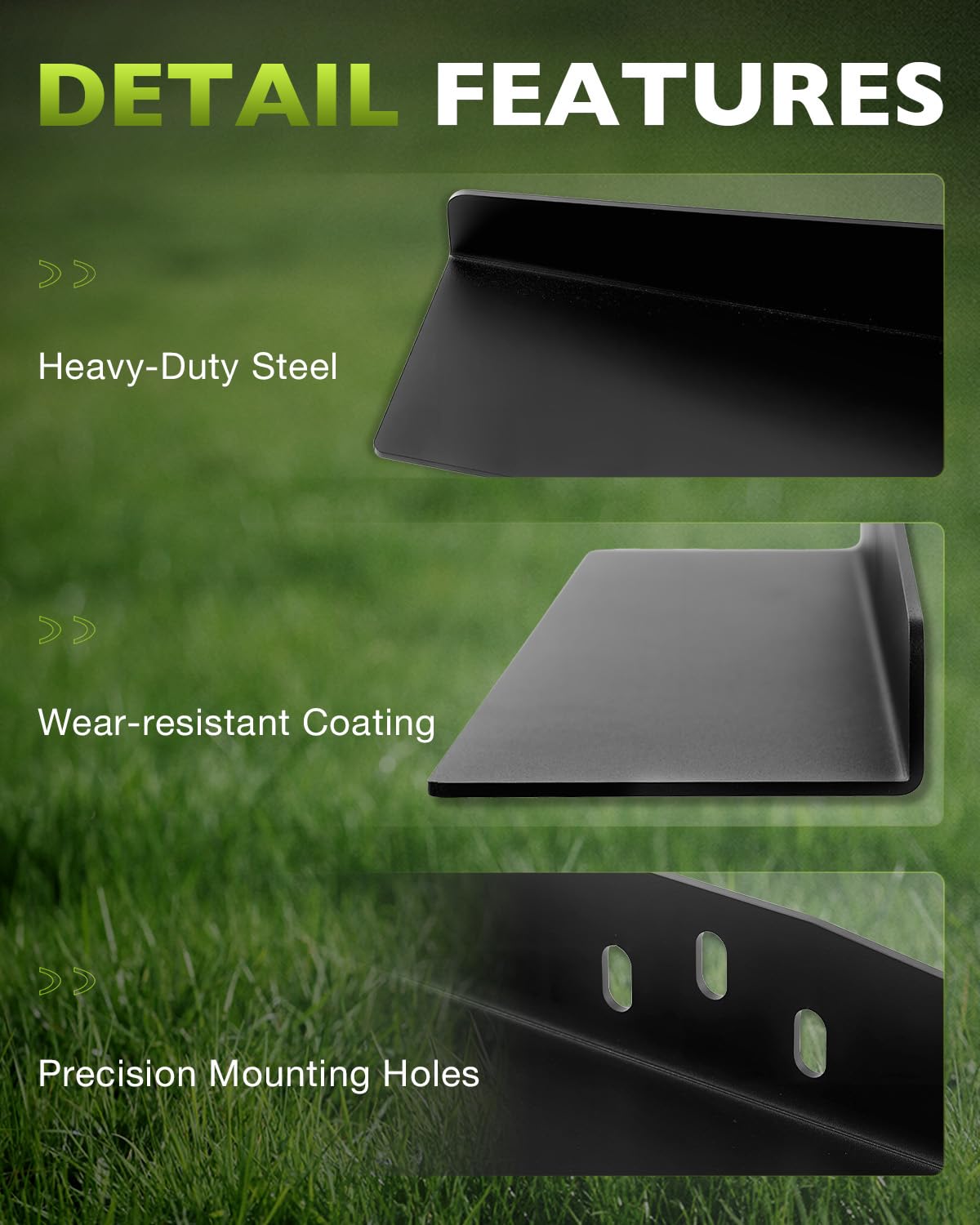 HQPASFY mz-compatible bolt-pattern detail confirms model-specific fit for Bad Boy MZ.