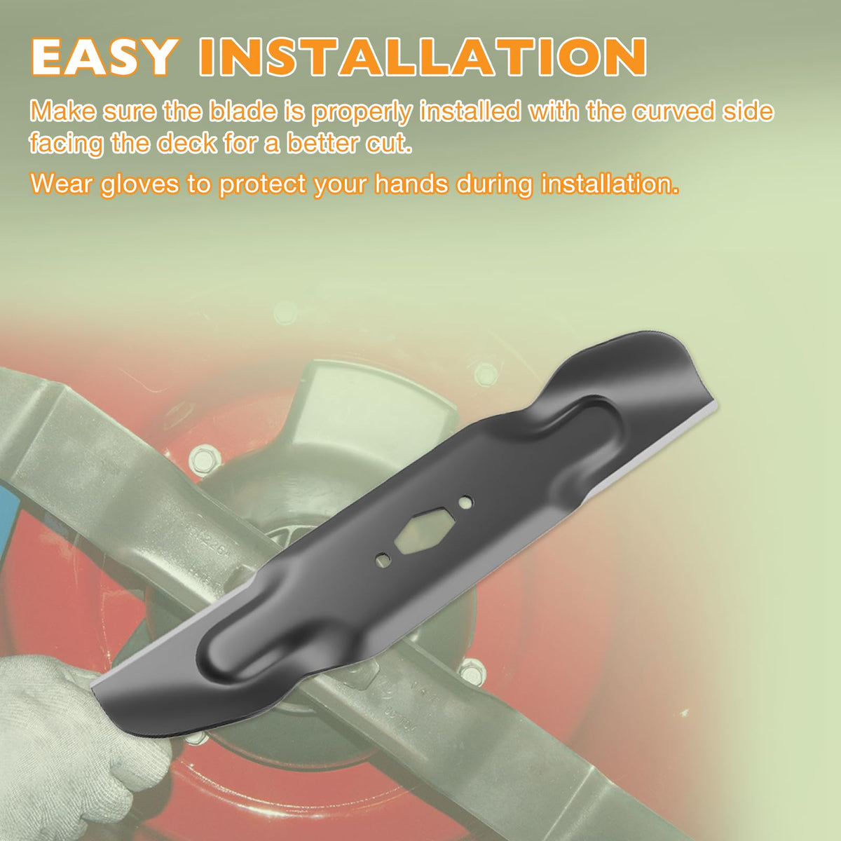 HQPASFY high lift blade delivering consistent cutting performance