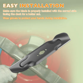 HQPASFY high lift blade delivering consistent cutting performance