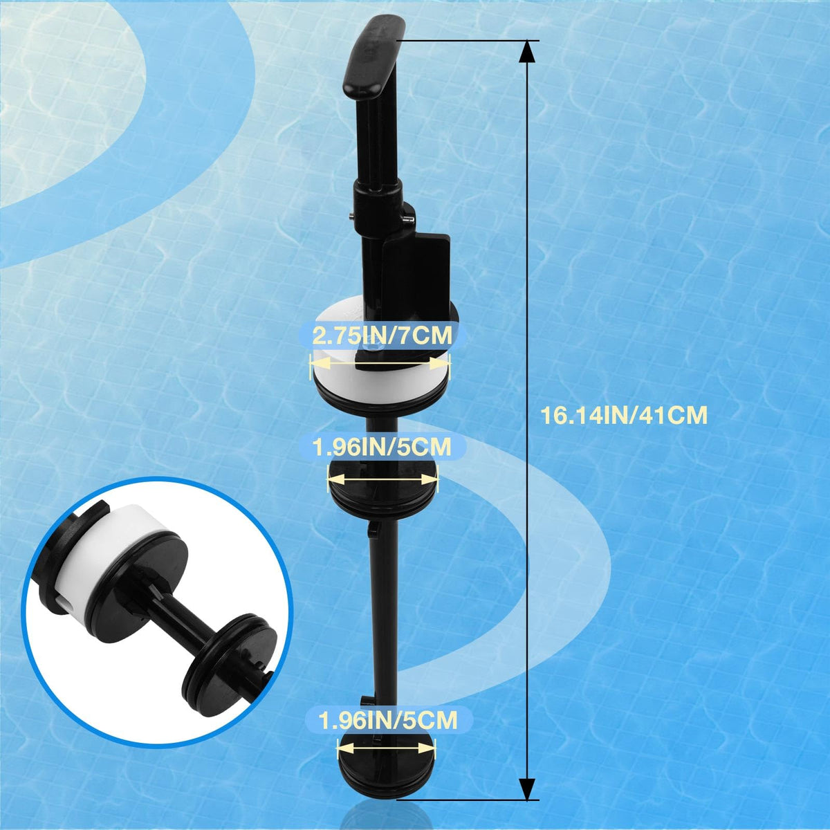 HQPASFY piston rod kit with O-rings offers easy installation and seals