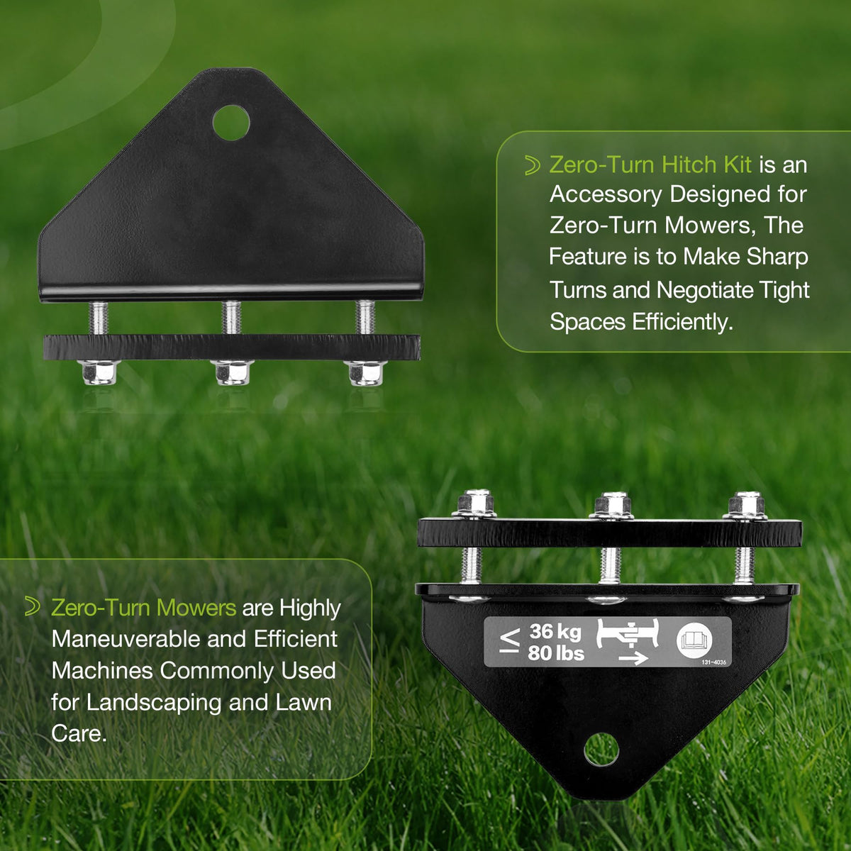 HQPASFY weather-resistant hitch construction in outdoor setting