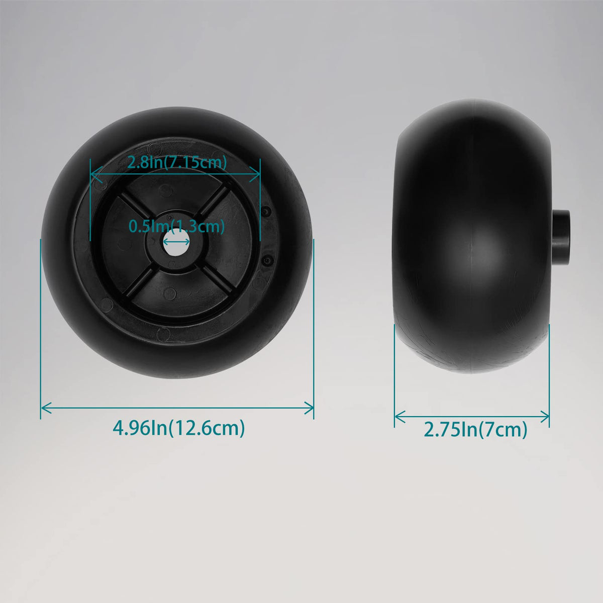 HQPASFY wheel kit compatible with John Deere and MTD models for versatile fitment.