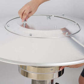 HQQ outdoor aluminum reflector shield resists rust for durability.