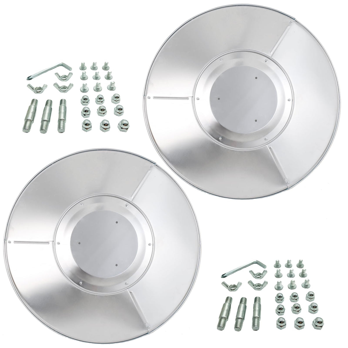 HQQ outdoor 33-inch reflector shield directs heat efficiently for patios.