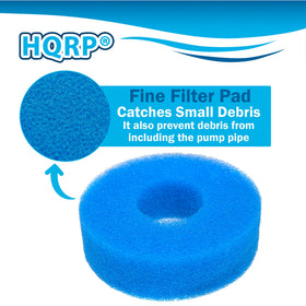 HQRP compact 7.3-inch filters maximize filtration efficiency in ponds.
