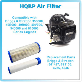 HQRP two-filter kit demonstrates enhanced dirt protection in dusty conditions