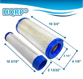 HQRP filter kit compatible with 540000-series Briggs & Stratton engines