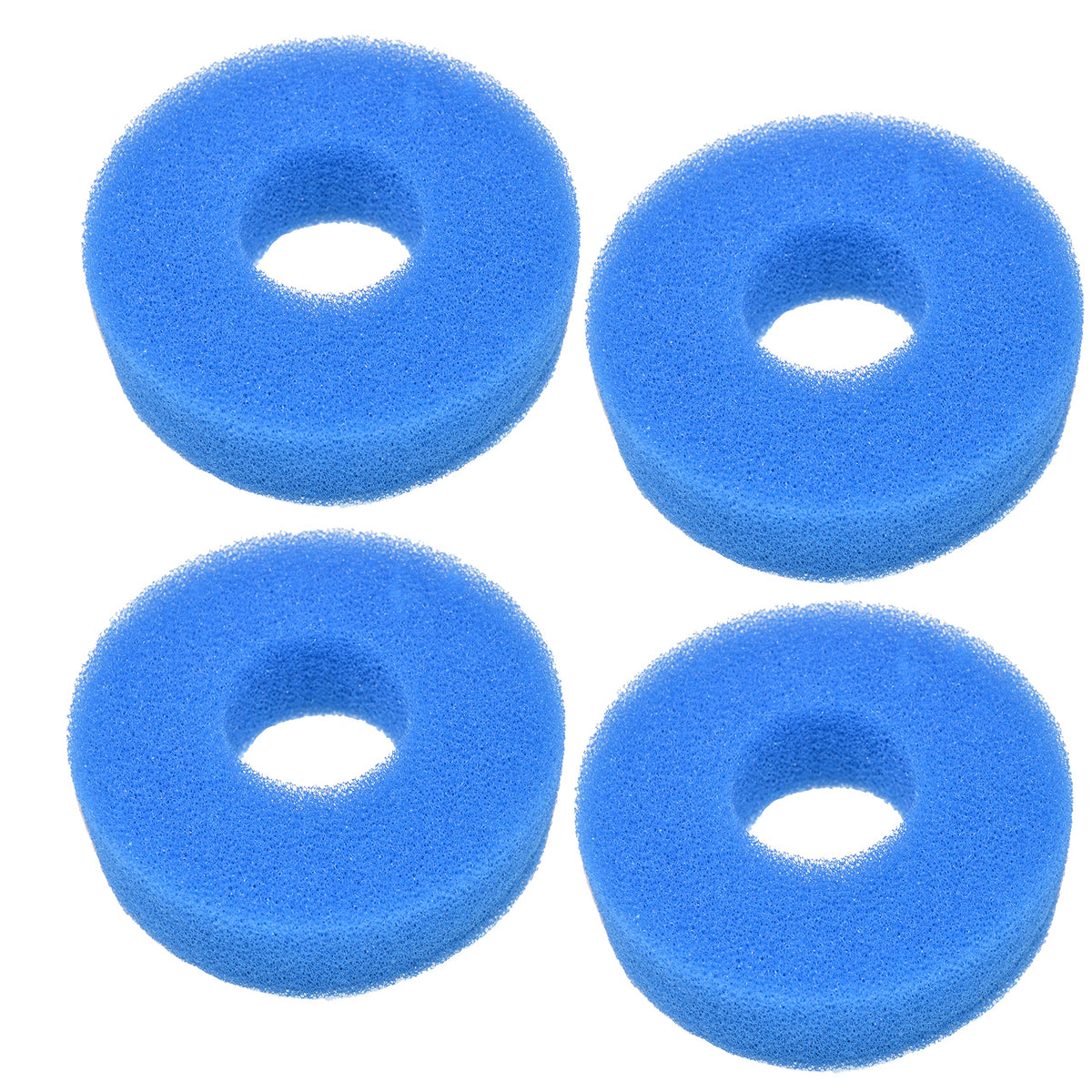 HQRP foam filter media 4-pack for Laguna compatibility, enhancing pond filtration.