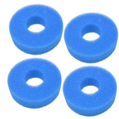 HQRP foam filter media 4-pack for Laguna compatibility, enhancing pond filtration.