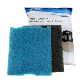 HQRP polymer sponge close-up emphasizes durable aquatic material.