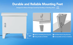 HQUA cooling fan inside demonstrates heat dissipation for pumps