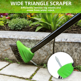 HRADHOL 3-in-1 head switches between crack, wide brush, and scraper.