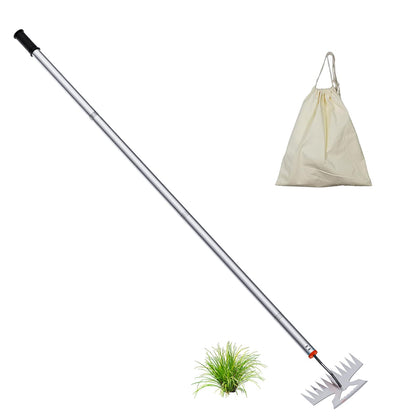 HRADHOL new-adjustable-uprooting-weed-tool with long handle for high-reach weeding