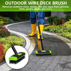 HRADHOL used on patio and driveway to remove moss and debris.