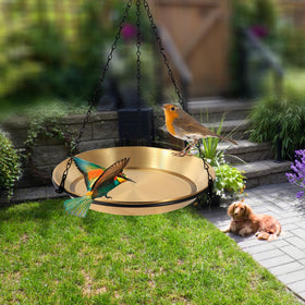 HRAYLTOP easy-clean design makes rinsing and drying effortless after bird visits.