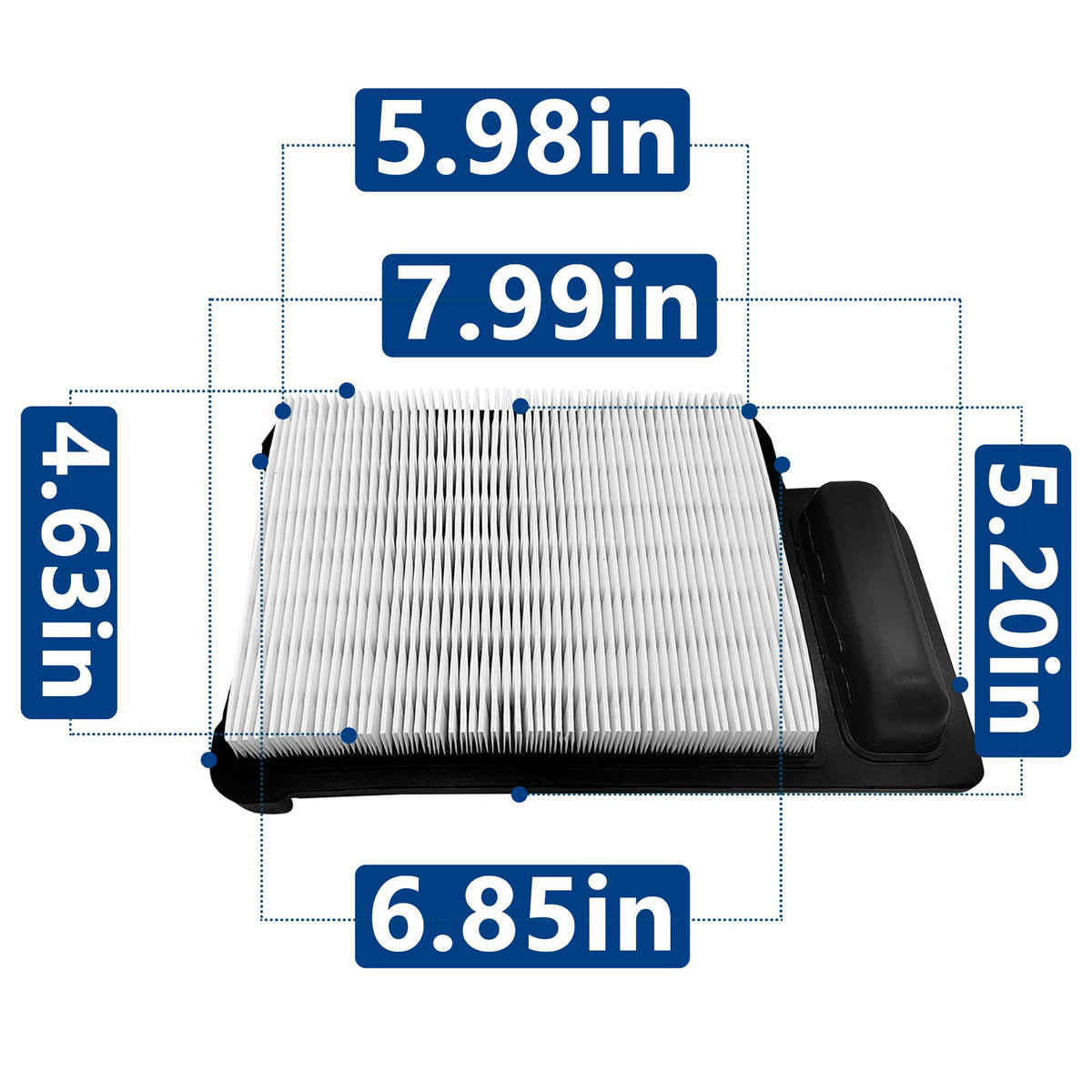 HRuiRed LTX1040 pre-filter packaged for easy replacement