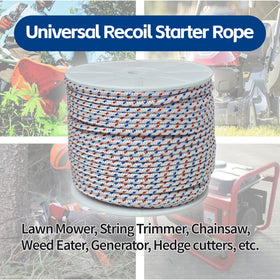 HRuiRed 164ft starter rope 3.0mm, long spool for extended use.