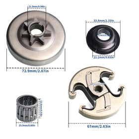 HRuiRed Clutch Assembly Kit for Husqvarna 455 simplifies replacement