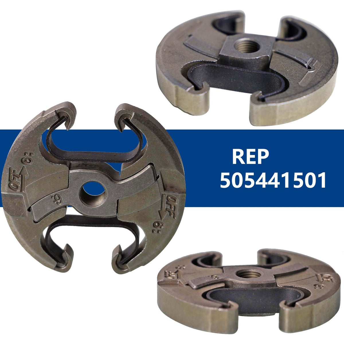 HRuiRed Clutch Drum 375-7T for Husqvarna 455 ensures reliable rotation
