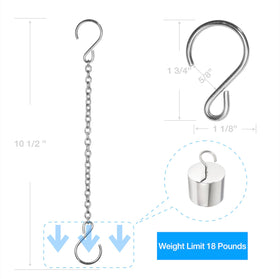 HS's Creation 10.5-inch adjustable chain enables versatile height adjustment