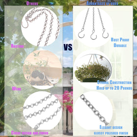 HS's Creation elegant silver chain complements any decor style.