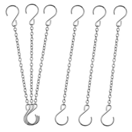 HS's Creation stainless steel chain close-up shows rust-proof outdoor durability
