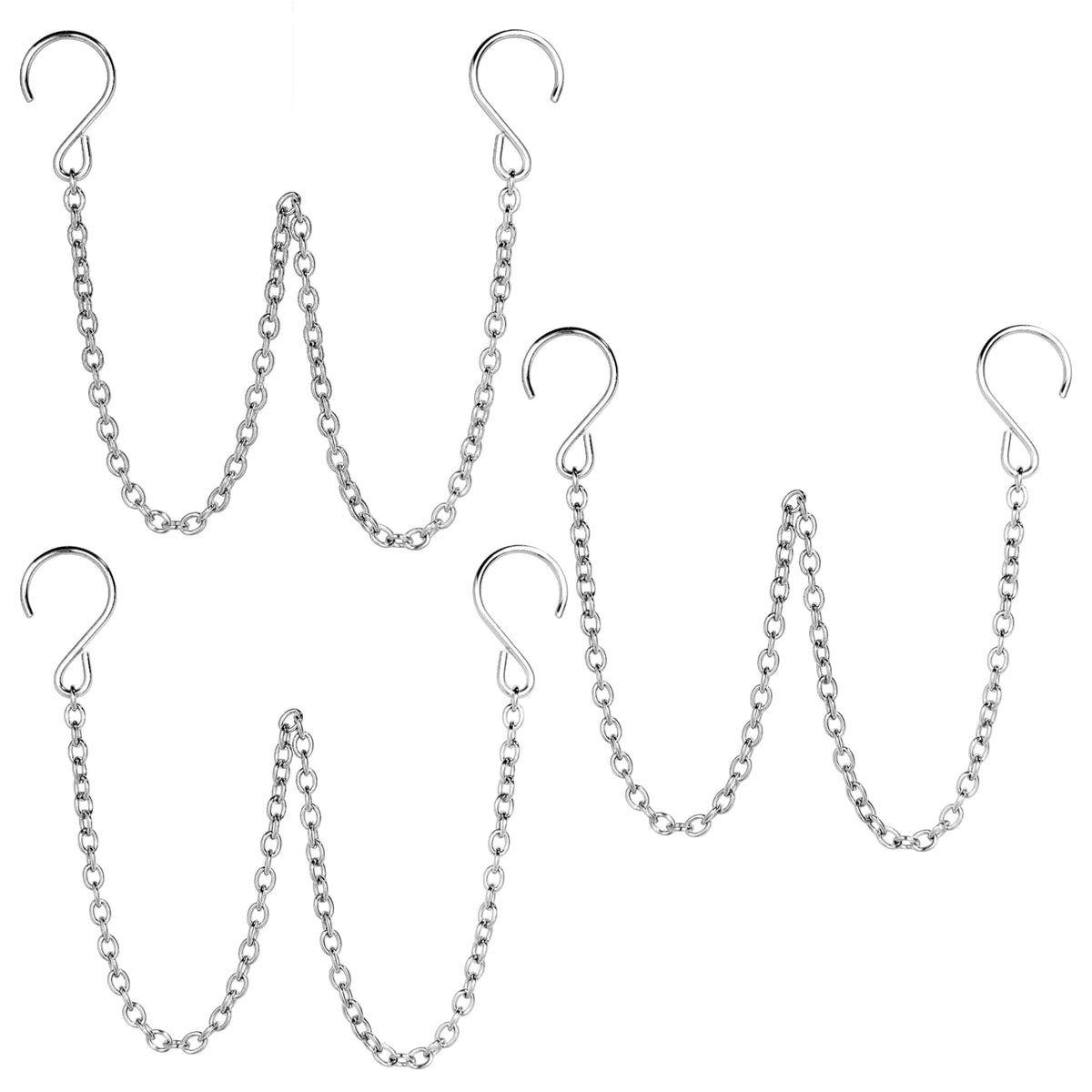 HS's Creation stainless steel planter hanging chain with 18 lb capacity.