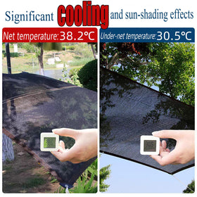 HSHADETTARP dog kennel shade cloth shelters pets with airflow.
