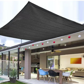 Versatile privacy screen doubles as windbreak and plant cover.
