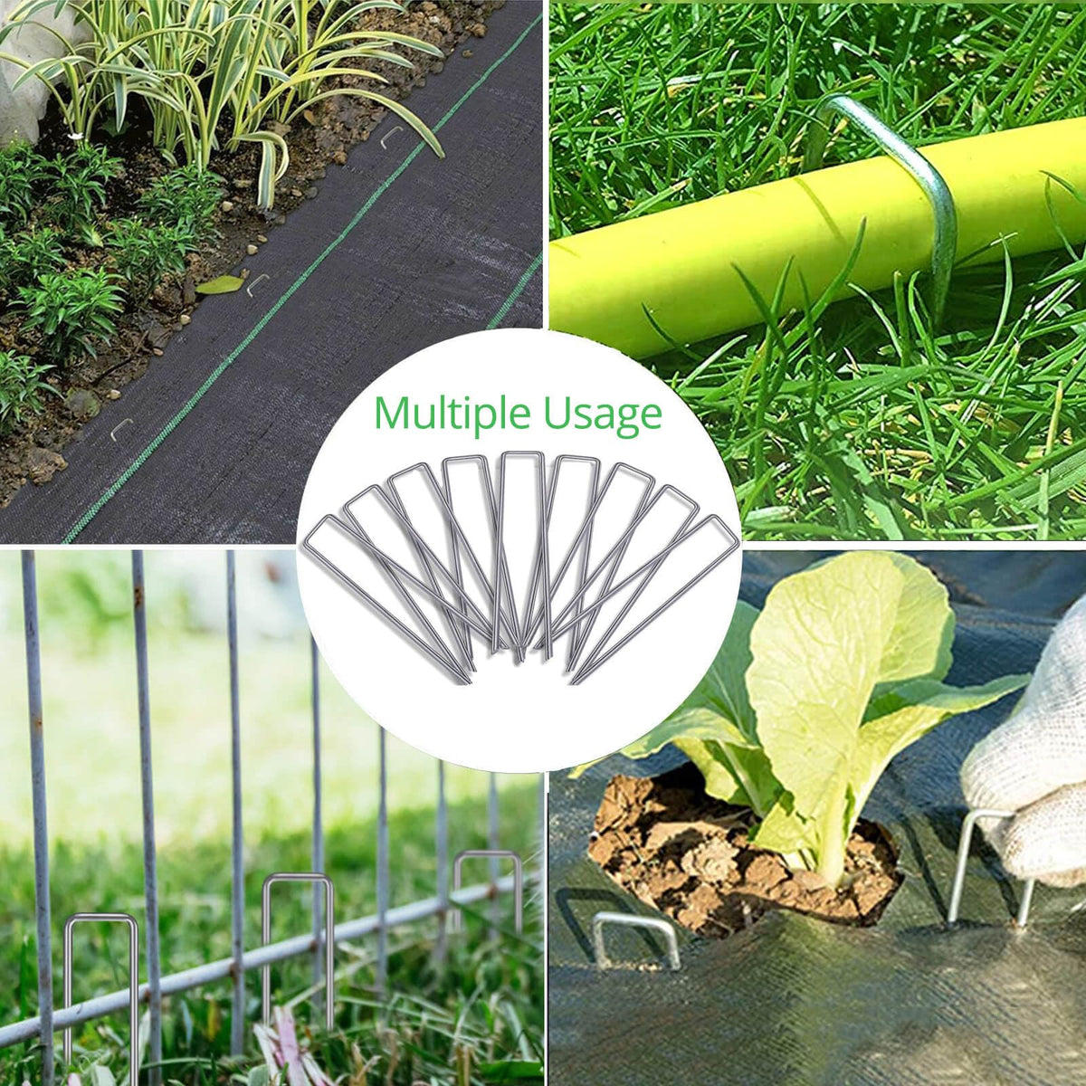 HSHDJKNC ground cover stake supports turf fencing and mesh reliably.