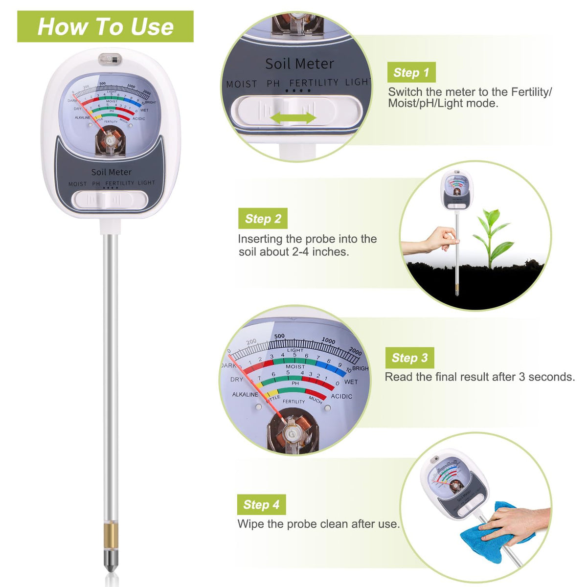 HSLGOVE probe-in-soil sampling minimizes root disturbance during tests.