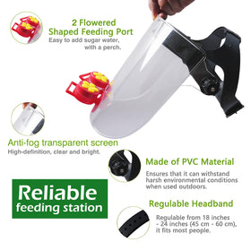 Hsmanchry hummingbird feeder helmet suction connection for quick tool-free setup