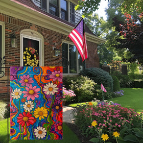 Hsrvivi double-sided flag shows vivid graphics from both sides.