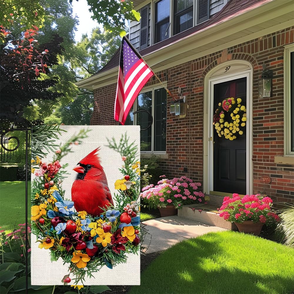 hsrvivi double sided garden flag reads well from any angle