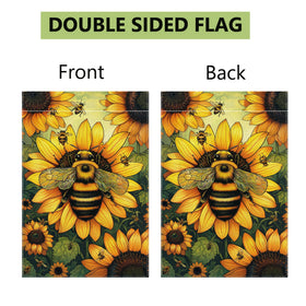 Hsrvivi double-stitched design ensures durable, eco-friendly garden flags for reuse.