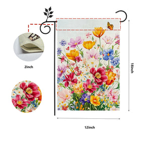 Hsrvivi Easy-hang flag fits standard garden flag poles