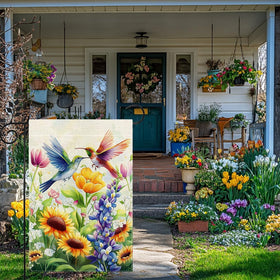 Hsrvivi gift-ready garden flag idea for friends and family.
