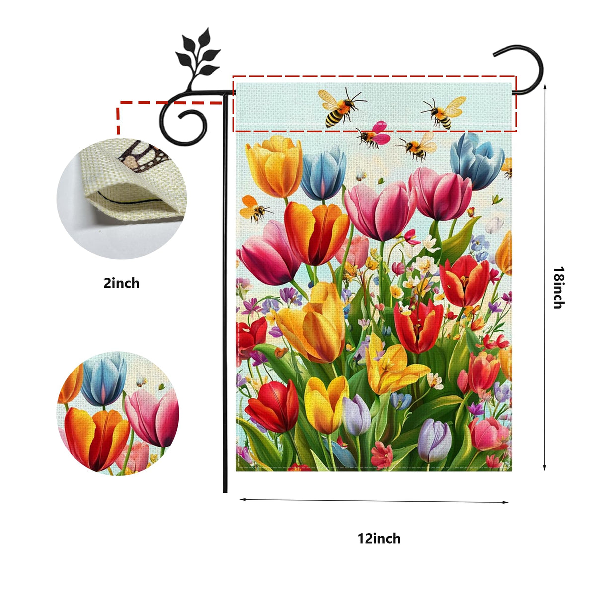 Hsrvivi weatherproof fabric resists rain and sun for year-round display