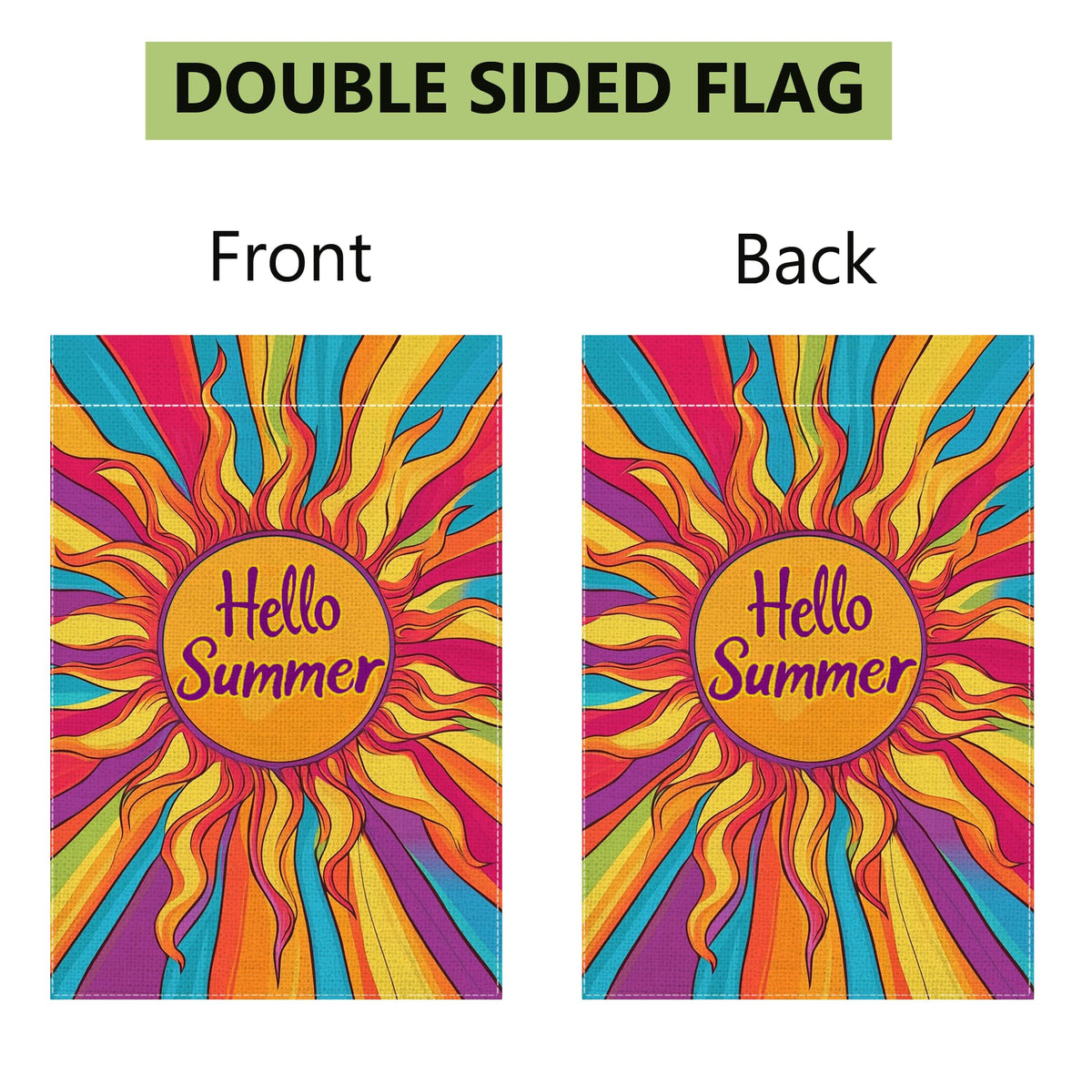 Hsrvivi Eco-friendly double-stitched flag for long-lasting outdoor use