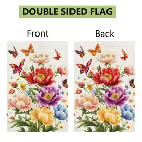 Hsrvivi garden flag decorates balconies and decks with welcoming, seasonal flair.