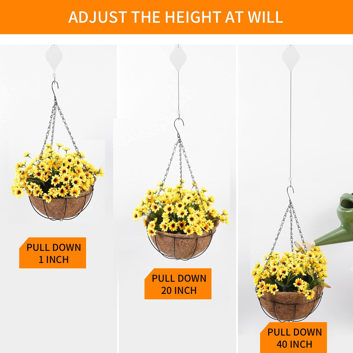 HstBnw stainless steel hooks stay rust-free in outdoor setups.