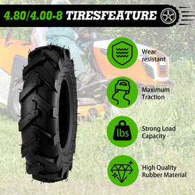 Hsupawa tiller tire puncture resilience underscores outdoor durability.