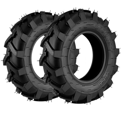 Hsupawa tiller tire side view for stable, turf-friendly operation.