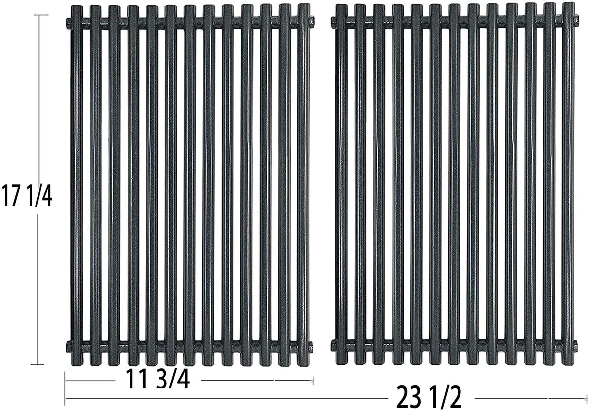 Close-up of porcelain steel surface on Htanch PG525 grate for durability.