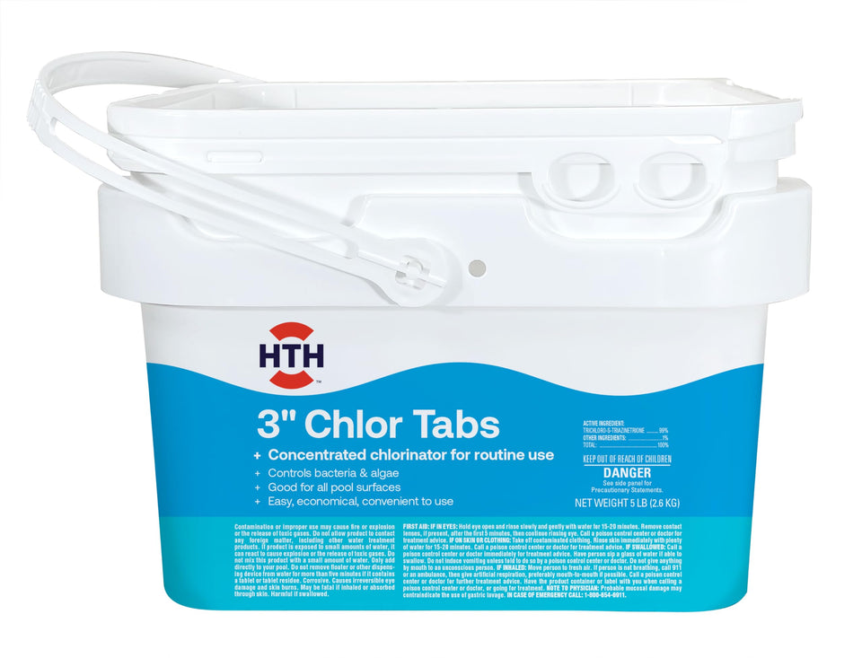 HTH 42064 tablets pack shot for easy pool sanitizing