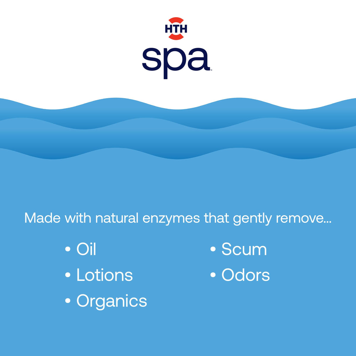 HTH Spa Enzyme Cleaner fits into a daily spa care routine.