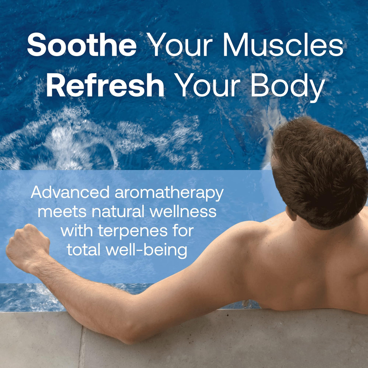 HTH Spa Wellness Aromatherapy Muscle & Joint Relief enhances spa water for a luxurious relaxing session