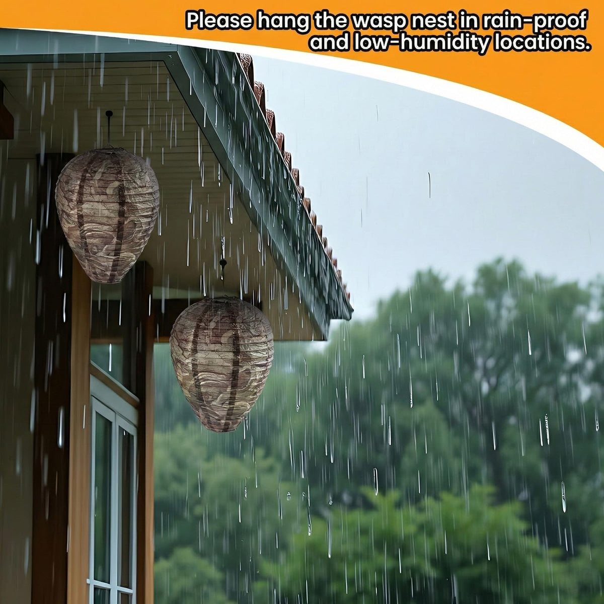 htiepf wasp nest decor ideas for seasonal use on patios.