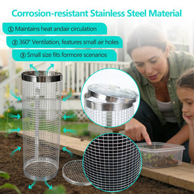 HTtoy compact buried bin demonstrates space-saving design for family gardening