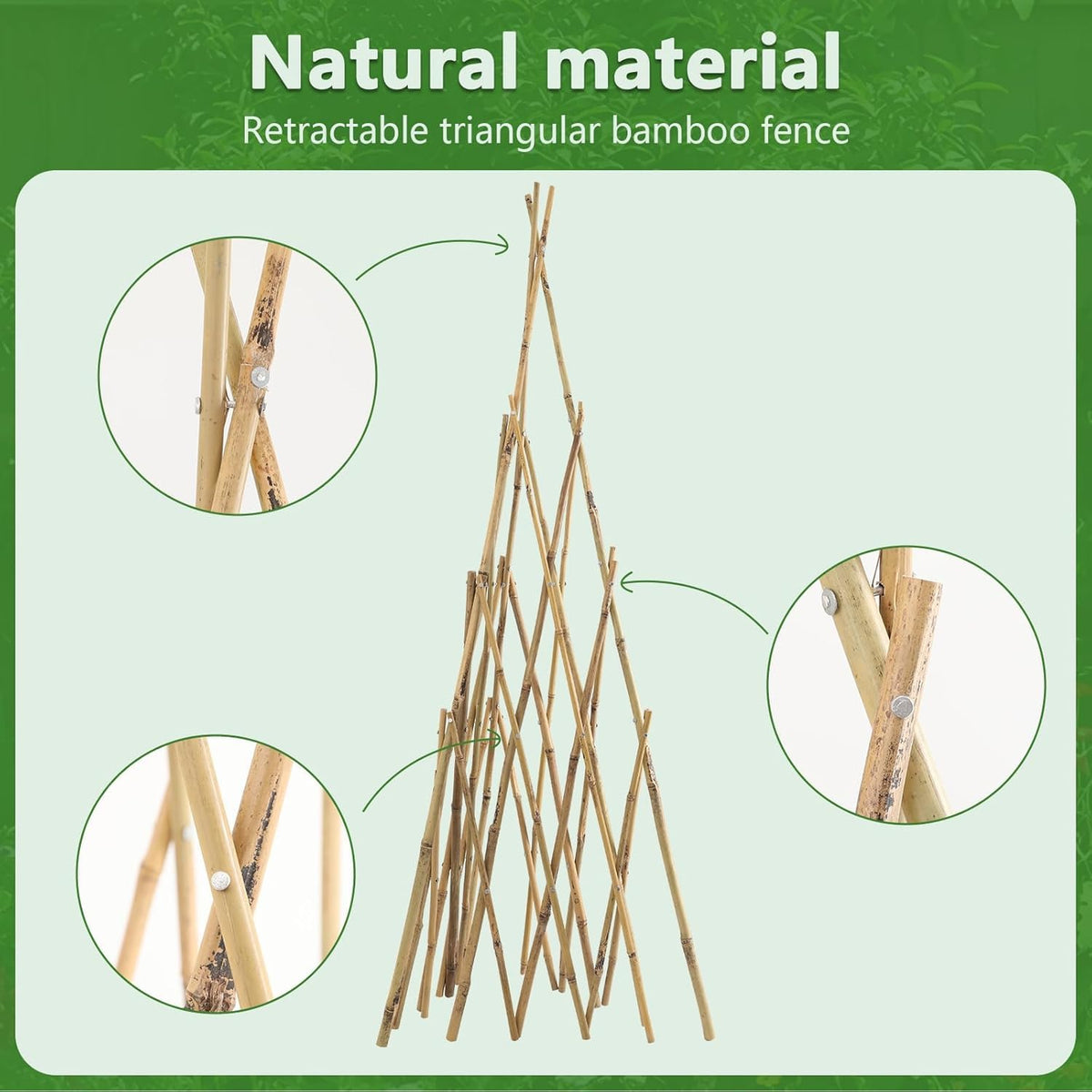 HTWNK Obelisk supports cucumbers and vines for vertical growth.